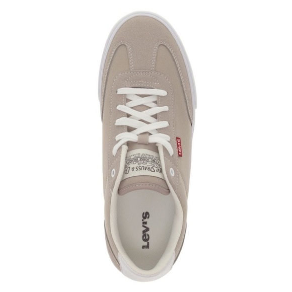 Levi's Mens Lux Vulc Textured Fabric Casual Lace Up Sneaker Shoe new - Picture 2 of 10